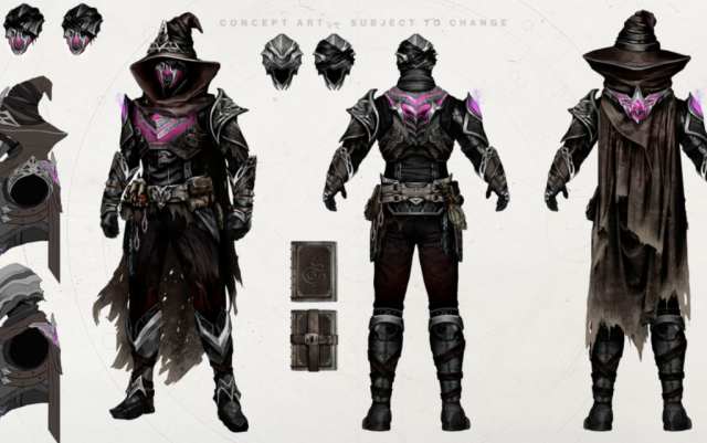 Hunter in bad wizard armor.